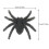 Halloween spider decor bendable legs 1 piece 6
