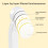 Wall Mounted Desk Lamp with Rotatable Head, 3-Color 4