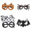 Halloween pumpkin ghost glasses kids party props 5