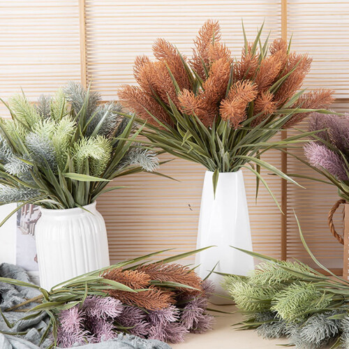Hesroicy Fake Hare Tail Grass Vase Decor 1 Pack 2