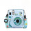 Capa protetora compatível com Instax Mini 11, capa rígida para câmera instantânea com alça de ombro ajustável e adesivos, transparente. 5