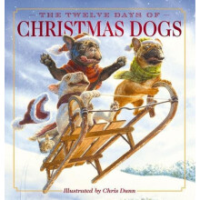 Twelve Days of Christmas Dogs by Amanda Sobotka Hardcover Book