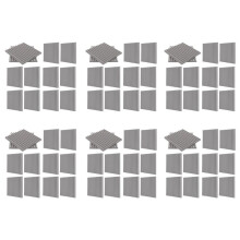 72 Pack Self-Adhesive Acoustic Panels, Sound Proof Foam Panels, High Density Soundproofing Wall Panels for Home (Grey)
