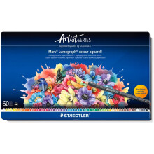 Staedtler Colour Aquarell Watercolour Pencils Tin of 60