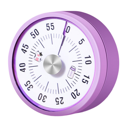 Visual Countdown Timer Silent Magnetic 60-Minute 1