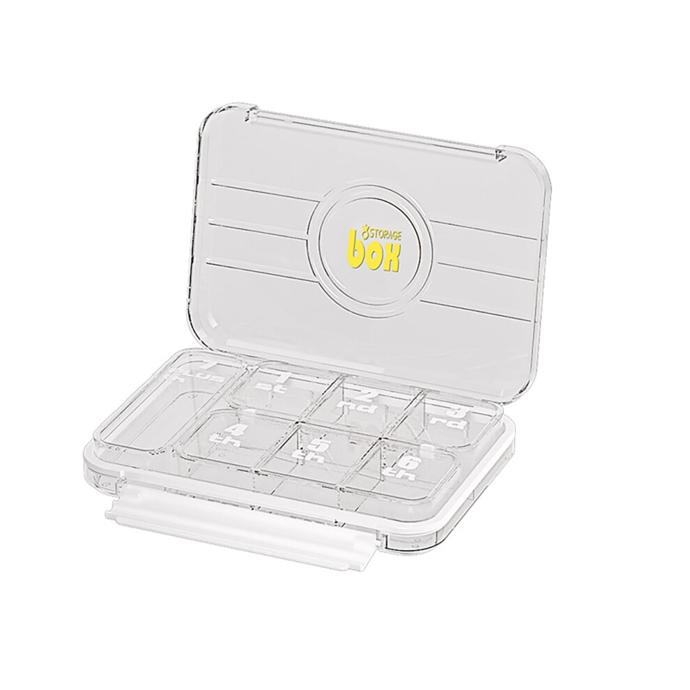 Pill Organizer Weekly Transparent Moisture-Proof 7-Day