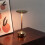 Retro USB Rechargeable Desk Lamp 3-Color Dimmable LED 3