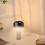 Lampe champignon pour salon/chambre, 3 couleurs, intensité variable 2
