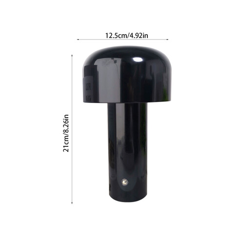 Lampe champignon pour salon/chambre, 3 couleurs, intensité variable 2