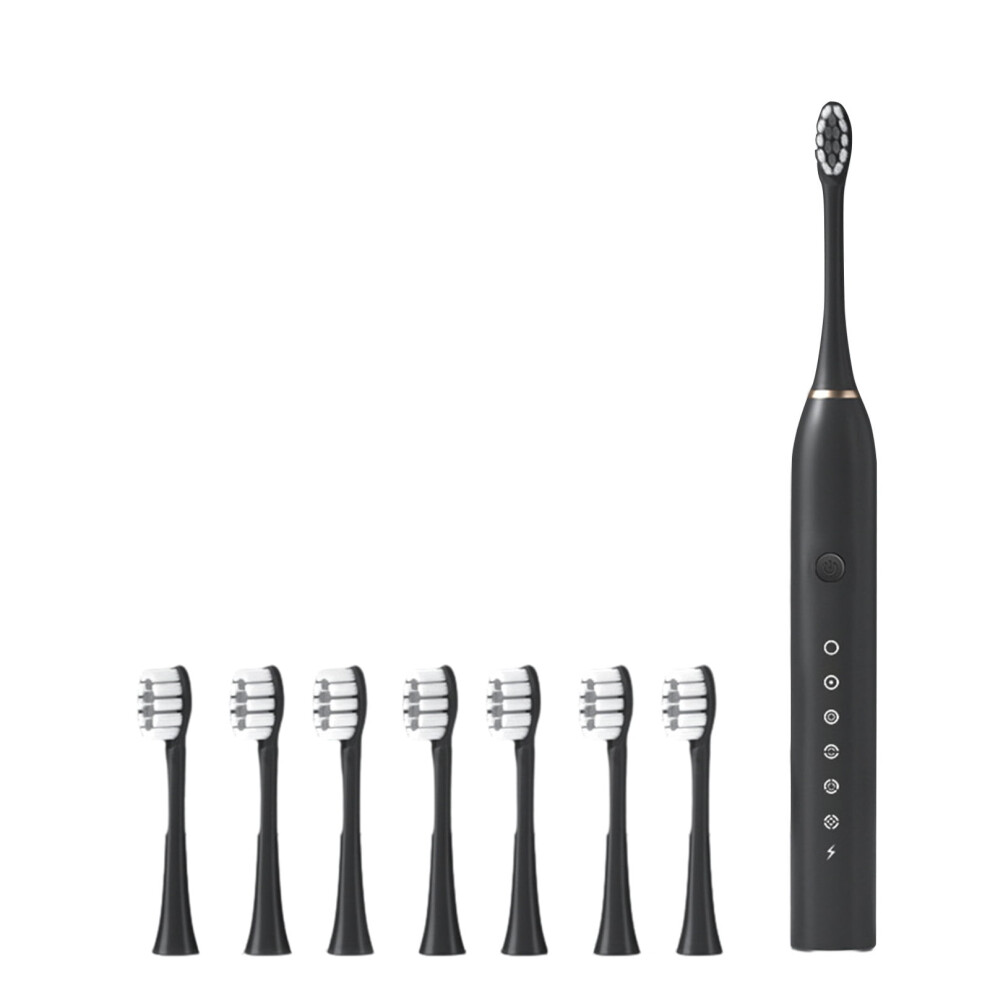 Zeceouar Electric Toothbrush with 8 Brush Heads and 6 Modes