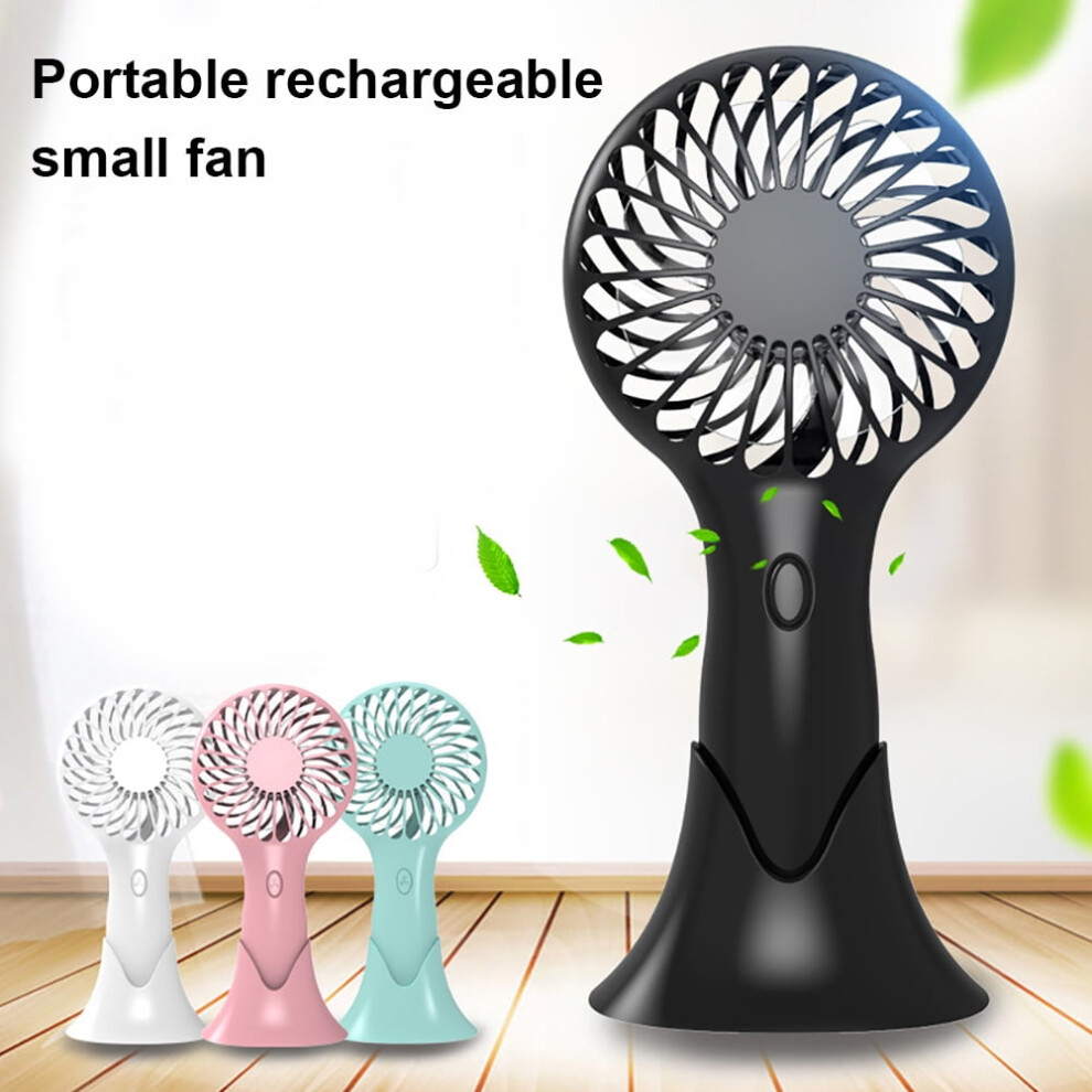Hariumiu Portable Mini Fan 3 Speeds Usb Rechargeable 9178400385865