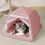 Tenda per gatti, portatile, per interni ed esterni, ideale per gatti e cuccioli. 4