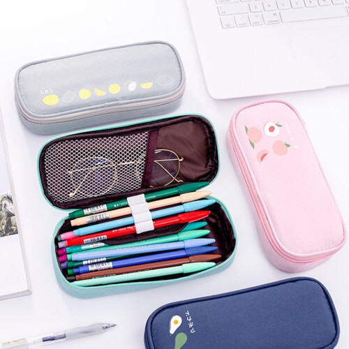 Pencil Case Oxford Cloth Dust-proof Large Capacity