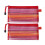 Hariumiu pencil case colorful mesh pouch 2 pcs 2