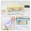 Hariumiu pencil case transparent 6-layer waterproof zipper 7