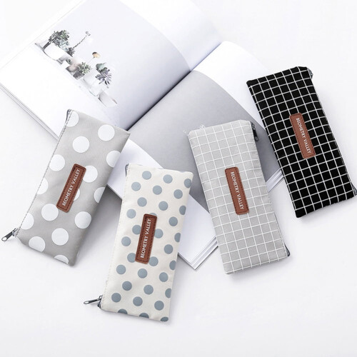 Hariumiu pencil case plaid dot pattern 1 piece 2