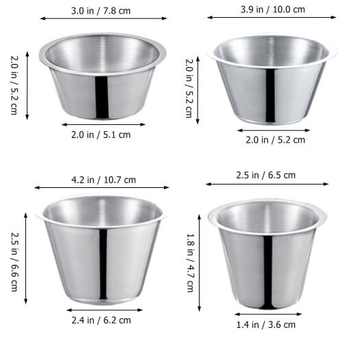 Edelstahl-Saucenschüssel-Set, 4-teilig 1