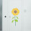Sunflower Stencil Template Set 4 pcs 12.421.7 inch 7