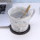 Non-slip clear cup coasters round scuba mirror mat 4-pack 4