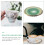 Agate Coaster Natural Stone Table Decor 4pcs 6
