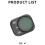 DJI Mini 3 Pro lens filter set ND8 to ND128 with adjustable 6