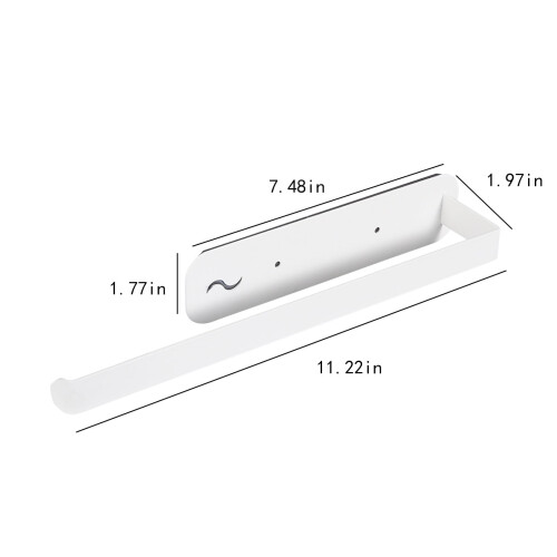 Suporte magnético para papel toalha para geladeira, 28 x 7,6 cm (11 x 3 polegadas) 2