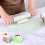 TACILIP kitchen rolling pin and kneading mat set non-stick 6