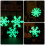 Glow-in-the-Dark Snowflake Stickers Christmas Wall Decals 7