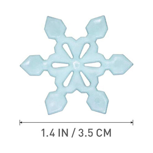 Glow-in-the-Dark Snowflake Stickers Christmas Wall Decals 2