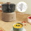 Mini Food Processor 350ML USB Rechargeable Stainless Steel 6