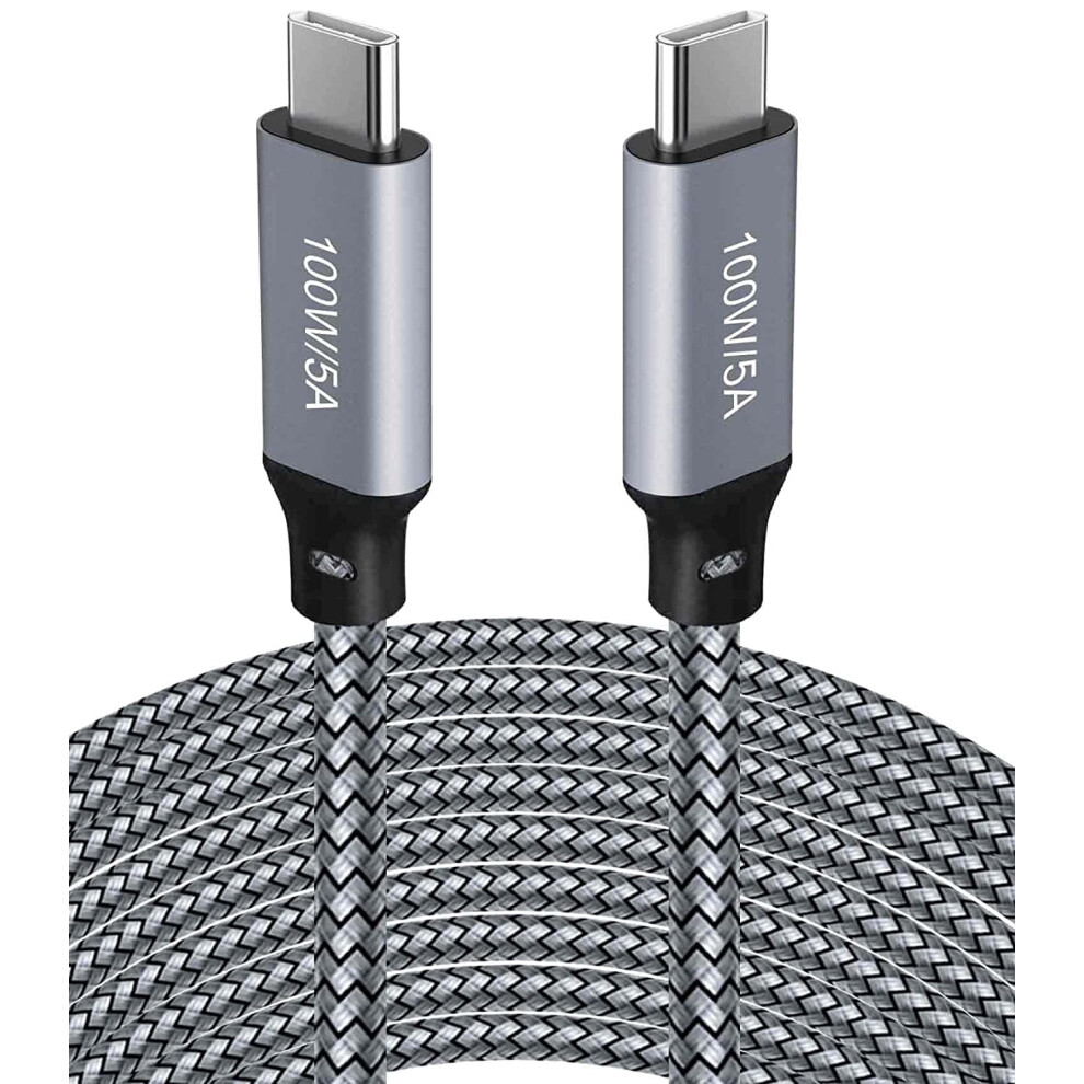 Usb C To Usb C Cable 20Ft 100W 5A For Macbook Ipad 917087689595