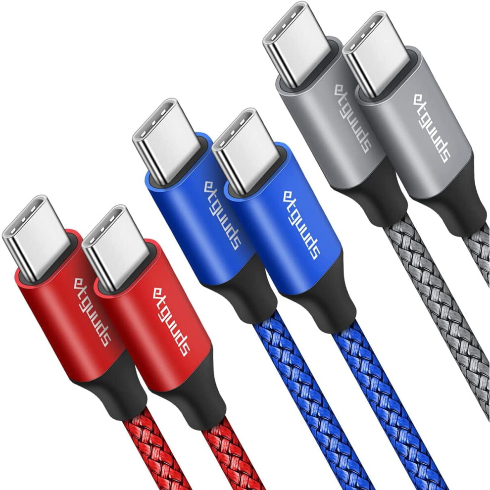 Usb C To Usb C Cable 3 Ft 3-Pack 60W Pd Fast Charge 917087688536