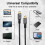 USB4Cable6.6ft240W4K@60Hz pro Thunderbolt3 5