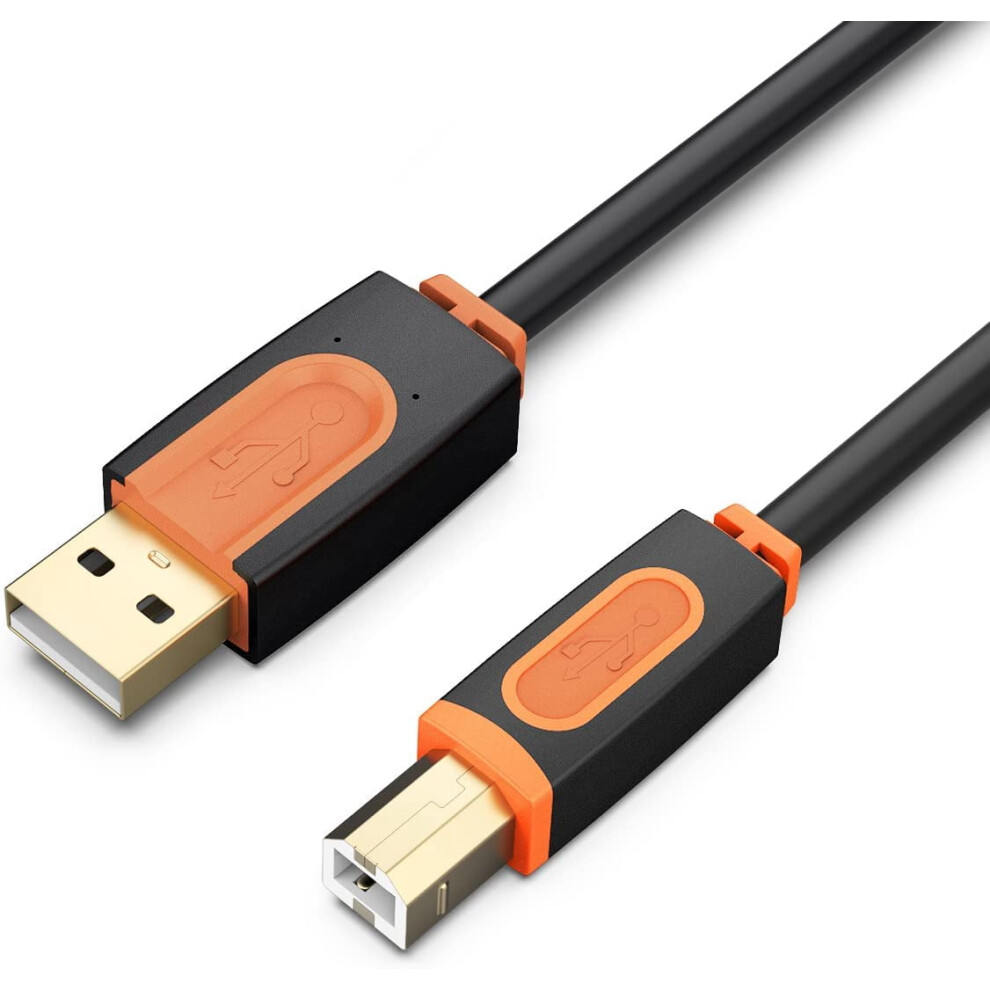Usb 2.0 Printer Cable A-Male To B-Male 25 Ft 917087689878