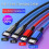 Cabo ORO-A1011 de 1,2 m Tipo C para Micro USB 4