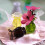 Mini resin vase for miniature flowers, handheld design 3