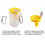 Plastic Water Pitcher 50 oz with Removable Lid and Fruit 7