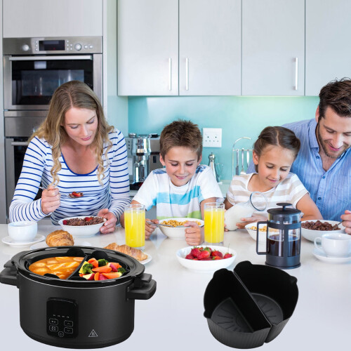 Silicone Slow Cooker Liner 6/7/8QT Leakproof Reusable 2
