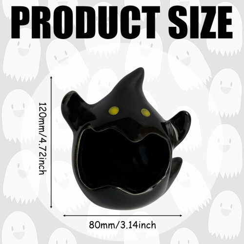 Giyblacko ceramic candy dish Halloween decor 1 piece 2