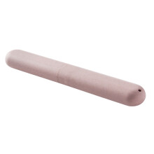 Portable toothbrush case for travel and camping