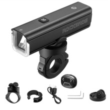 ROCKBROS Fietslamp 1500LM 5000mAh Type-C Oplaadlamp Voorlamp Fietskoplamp IPX6 Waterdicht Afstandsbediening Lamp
