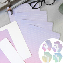 Stationery Paper Set with Envelopes 6 pcs Morandi Gradient