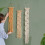Bohemian wall tapestry leaf pattern hand-woven 120x150cm 2