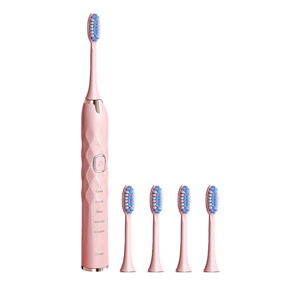Zeceouar Electric Toothbrush with 5 Brush Heads and 5 Modes