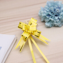Christmas ornament pull bow ribbons 100 pcs
