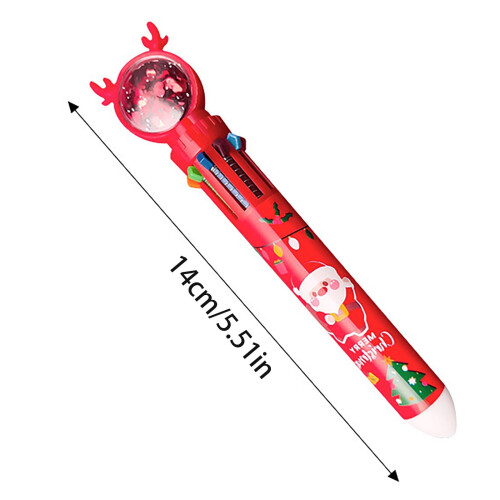 Winysin2PCS Στυλό1ML Push10color Μαρκαδόρος Πολυλειτουργικός Χριστουγεννιάτικος Τύπος 2