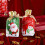 Herbruikbare kerstcadeautasjes van plastic, 50 stuks 7