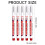 Deep Hole Marker Pen Set 20mm Long Head 5pc 4