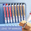 Deep Hole Marker Pen Set 20mm Long Head 5pc 7