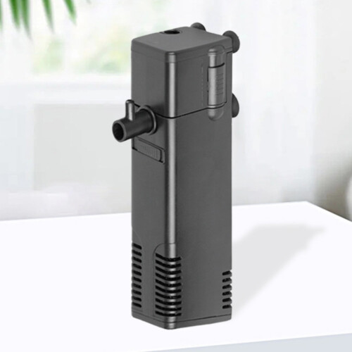 VISALY mini aquarium filter with oxygen pump 2